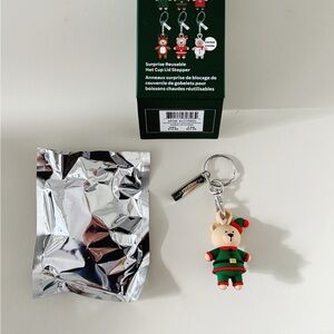 Starbucks 2025 Holiday ELF Bear Lid Stopper Blind Box